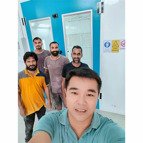 Stand chinezesc de pictură cu pulverizare WLD în Kuweit